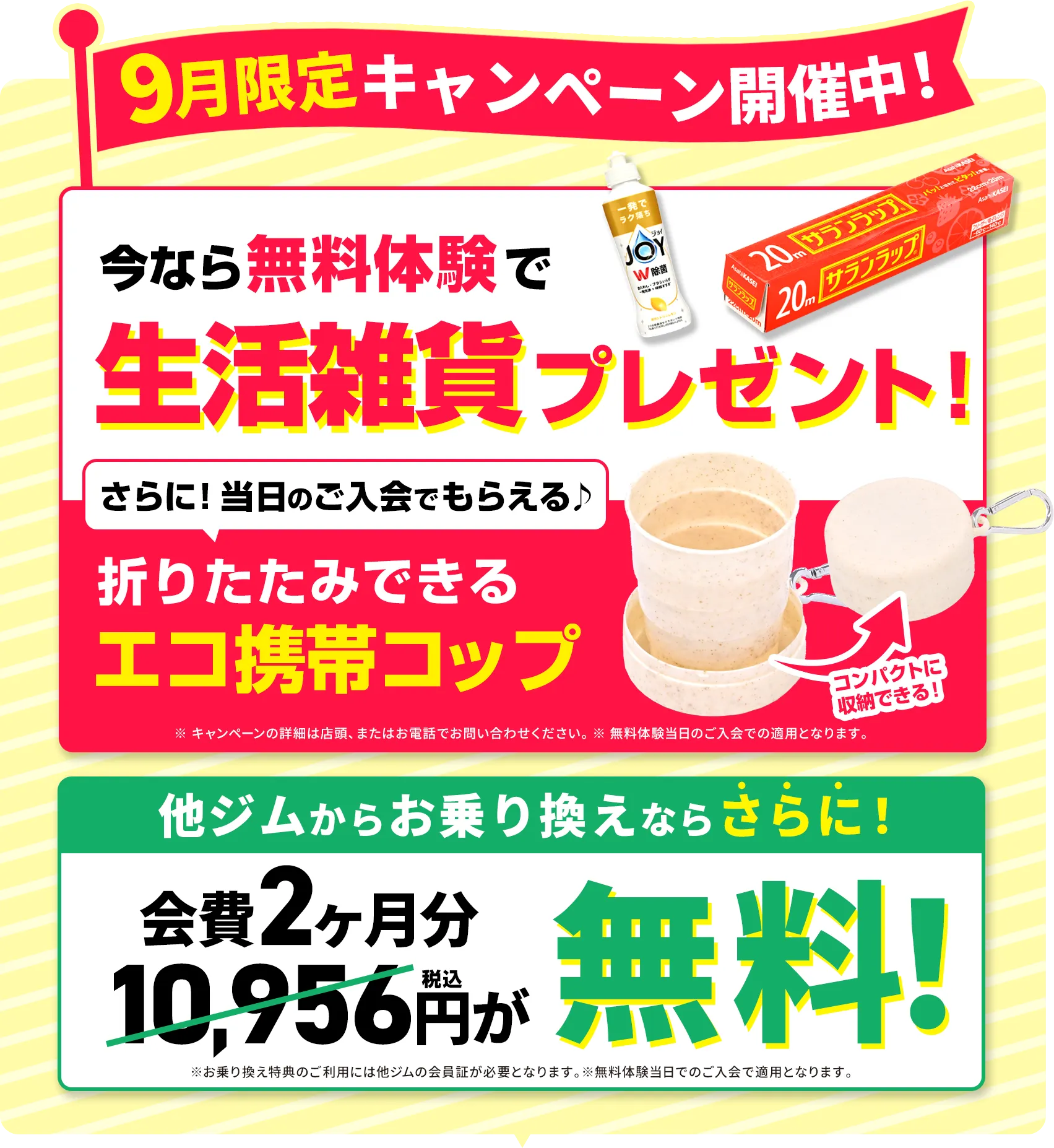 今ならお得にスタートできます！
