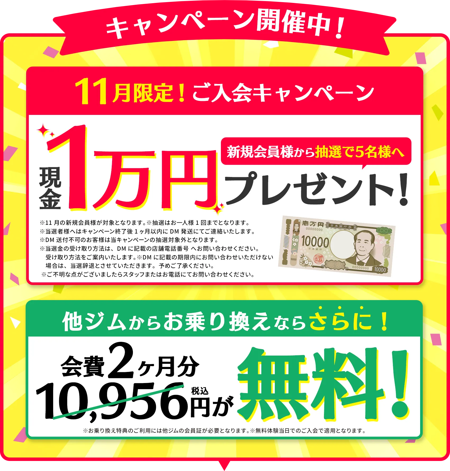 今ならお得にスタートできます！